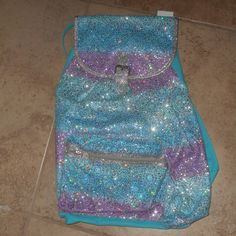 * Backpack Is New With Tags * I Can Ship The Day Or Next Day * Message Me With Any Questions, Feel Free To Send Me An Offer Justice Accessories, Purple Backpack, Send Me, Next Day, Kids Accessories, Blue Purple, Blue And Purple, Bag Accessories, Color Blue