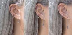 ★This listing is for a pair( 2 pieces)★♡316L Surgical Steel Safety pins stud earring design.♡ Wearable on Cartilage, Tragus, Helix, Conch or Earlobes▪▪▪▪▪▪▪▪▪▪▪▪▪▪▪▶Material: 316L Surgical Stainless Steel (Hypoallergenic, All surgical steel)▶Color : Silver▶Bar thickness: 20G 0.8mm▶Dimenstion : [S] Length : 17.6mm, [M] Length : 27.75mm [L] Length : 38mm▶[Surgical Steel] is a material that does not discolor, symbolizing the eternity of love, and is a material that is loved by couples and friendshi Trendy Safety Pin Earrings For Pierced Ears, Minimalist Safety Pin Jewelry For Pierced Ears, Minimalist Safety Pin Earrings, Saftey Pin, Safety Pin Earring, Monroe Piercings, Pin Earrings, Safety Pin Earrings, Types Of Piercings