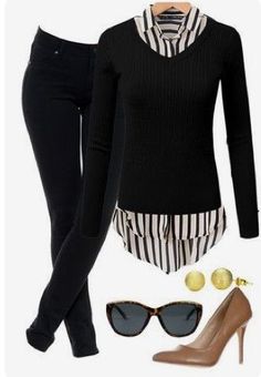 I like the clothes, but not the high heel. Something a little lower pump would be better for me. Fashionable Work Outfit, Stitch Fix Outfits, Professional Attire, Winter Trends, 가을 패션, Work Outfits Women, Business Casual Outfits