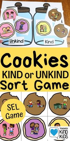 cookie's kind or unknid sort game for kids