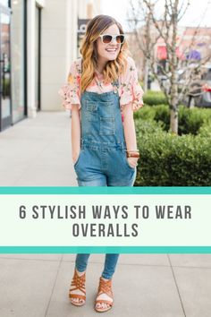 How To Wear Overalls Spring, Shorts Overalls Outfit Summer, What To Wear Under Overalls, Overall Work Outfit, Dressing Up Overalls, Shoes To Wear With Overalls, How To Wear Overalls, Spring Overalls Outfit