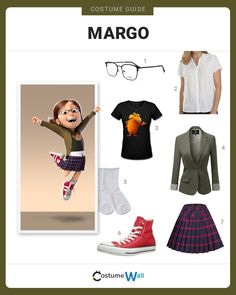 the costume guide for margo from inside out