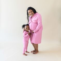 Your mini has grown so fast! Although she is no longer layette-sized, you can still dress her in the same super soft, all-natural bamboo rayon you both love. Our oh-so-adorable toddler pajamas include a long-sleeved top and matching pants. They’re perfect for story-time cuddles! 97% Rayon made from Bamboo, 3% Spandex Breathable material Designed for sensitive skin Long Sleeve Pajamas, Lounge Robes, Toddler Bag, Toddler Pajamas, Pregnancy Birth, Matching Pants, Apple Blossom, Bamboo Fabric, Long Sleeve Pyjamas