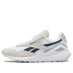 Reebok Classic Leather Legacy AZ GX4784 (SNKR/Cozy/Unisex/Wear-resistant) Reebok Classic Legacy, Reebok Classic Leather Legacy, Reebok Classic Leather, Reebok Classic, Stylish Sneakers, Classic Leather, Dark Green, Green, Leather