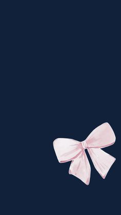 two pink bows on a dark blue background