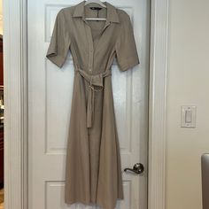 Classic Nude Button Up Zara Dress. Xs Dresses, Zara Dress, Zara Dresses, Kate Middleton, Dresses Xs, Button Up, Zara, Womens Dresses, Women Shopping