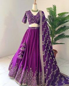 Instagram$Facebook Follow Us :- @jayamarfab Ready To Wear Lehanga Choli Heavy Embroidery Sequence Work Lehenga Gift For Her We Make Wedding Lehengas, Indian Lehenga, Bridal Lehenga, Designer Lehenga, South Indian Dresses, Lengha Choli, Chaniya Choli, Lancha, Semistitched Lehenga, Bridesmaid Lehengas, Sabyasachis Lehengas, Floral Skirts, Punjabi Lehengas, Ethnic Lehengas, Indo-western Outfits, Indian Outfits, Bollywood lehengas. Fabric Details :- Lehenga :- Fabric : Faux Georgette With Heavy Embroidery Sequence Work Lehenga Flair: 3 mtr Lehenga Inner : Cotton Lehenga Length: 42-43 Inches Blouse :- Fabric: Faux Georgette With Heavy Embroidery Sequence Work With Extra Sleeves Fabric and Attached Cups (Full Stitched XL Size XXL Margin ) Dupatta :- Dupatta Fabric : Heavy Faux Georgette With Emb Wedding Outfits Indian, Chaniya Choli Designs, Lehenga Bridesmaid, Lehenga Choli Designs, Simple Lehenga, Cotton Lehenga, Sabyasachi Lehenga, Lehenga Designs Simple, Work Lehenga