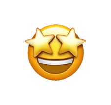 a smiley face with two stars on it's forehead and one star in the middle