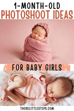 Simple 1 Month Baby Girl Photoshoot Ideas at Home