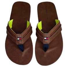 Tommy Hilfiger Dembo Men's Flip Flop Sandals Size 12 Medium Brown, Stylish & Comfy *New In Box *Medium Width *Faux Leather Uppe *Same Day Shipping To All Orders Placed By 10am Eastern Time, Monday - Friday * Offers Are Greatly Appreciated But Price Is Firm Brown Synthetic Toe Post Flip Flops, Brown Synthetic Toe Post Slippers, Brown Synthetic Flip Flops With Textured Footbed, Brown Synthetic Round Toe Flip Flops, Brown Flip Flops For Outdoor, Tommy Hilfiger Flip Flops For Beach In Summer, Brown Synthetic Flat Flip Flops, Tommy Hilfiger Leather Sandals With Round Toe, Tommy Hilfiger Cushioned Slip-on Sandals