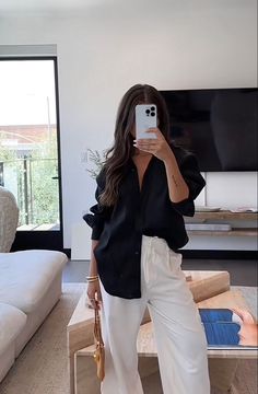 Linen Black Shirt Outfit, Work Outfits Casual, 2025 Style, Buisness Casual, Nyc Fits, Classic Workwear, Work Fits, Weekend Outfits