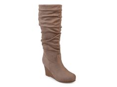 Haze Wide Calf Wedge Boot Womens Boots Knee High, Wide Calf Knee High Boots, Womens Tall Boots, Womens Riding Boots, Wedges Style, Wide Calf, Womens Wedges, Journee Collection, Wedge Boots