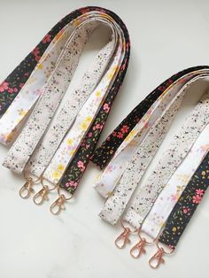 Fabric neck lanyards made using a cotton fabric. These lanyards are 93 cm long all around (46.5 cm hanging from the neck) A gold or rose gold lobster clasp hook is attached to them.  All items handmade by myself. Lots of love, care and time goes into each item I make to ensure a quality finish.   Please note that there might be a slight colour variation due to the lighting, camera setting, different phone/ computer screen  or where the fabric is cut.  Shipping Orders processing time is between 1 Pink Lanyards With Keychain For Everyday Use, Adjustable White Lanyard, White Adjustable Lanyard With Key Leash, Adjustable White Lanyard With Key Leash, White Lanyards With Key Clip, White Lanyard With Key Clip For Everyday Use, White Lanyards With Key Clip For Everyday Use, Adjustable White Lanyard With Keychain, Handmade Pink Lanyards For Everyday Use