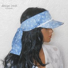 This stylish and trendy sun visor is made of cotton fabric. Beach visor, casual summer cap in nautical style. Size 54-59 cm. Womens Newsboy Cap, Beach Visor, Beige Hat, Sun Visor Hat, Pink Cap, Summer Cap, Summer Hats For Women, Nautical Style, Sun Hats For Women