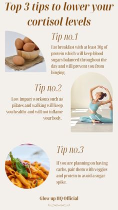 These tips will help you to lower your cortisol levels if you implement them in your lifestyle. Consistency is key!  Remember, health is wealth.  Follow for more tips. xxx Cortisol Diet, How To Lower Cortisol, Lower Cortisol, Lower Cortisol Levels, Reducing Cortisol Levels, Healthy Hormones, Health Is Wealth, Menstrual Health, Feminine Health