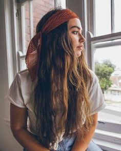 Hairstyles Design, 70s Hair, Hairstyles Messy, Gorgeous Hairstyles, Hippie Hair, Bohemian Hairstyles, Bandana Hairstyles, Hair Blog, Boho Design