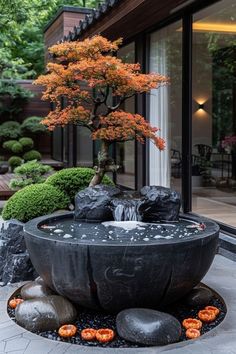 Asian Fountain, Furniture Ideas Bedroom, Bedroom Furniture Ideas, Small Japanese Garden, Small Porch, Home Quotes, Outdoor Water Features