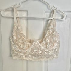 Victoria’s Secret White Lace Underwire Bra/Corset Size: 34d New With Tags - Never Worn Or Used Lightly Lined Flower Laced Detail Underwire Adjustable Straps & Hooks Hand Wash, Lay Flat To Dry Bra Corset, Lace Underwire, Underwire Bra, Lace Detail, Lay Flat, Women's Intimates, White Lace, Victoria’s Secret, Lace Trim