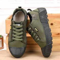 Category:Casual Shoes,Sneakers; Upper Materials:Canvas; Season:Summer; Gender:Men's; Toe Shape:Round Toe; Style:Casual; Outsole Materials:TR; Occasion:Office Career,Daily; Closure Type:Lace-up; Function:Breathable; Pattern:Solid Colored,Camouflage; Listing Date:05/30/2023; 2023 Trends:Work Sneakers; Foot Length:; Foot Width:; SizeChart1_ID:2:184042; Size chart date source:Provided by Supplier. Converse Leather Shoes, Mens Rugged, Work Sneakers, Kicks Shoes, Mens Shoes Casual Sneakers, Men Suede, Best Shoes For Men, Sneakers Online, Leather Shoes Men