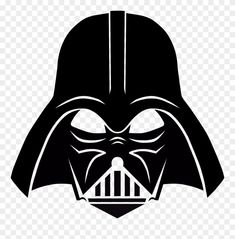 darth vader mask on transparent background