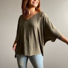 Brand New! Adorable Olive Batwing Top With An Oversized Silhouette, Loose And Wide Half Sleeve, Mesh Cut Out Details And And A Wide Neckline. Fit: M 8-10 L 12-14 For Lovers Of: Free People 12th Daydreamer Life Clothing Johnny Was Spell & The Gypsy Collective Or Anthroplogie Resort Summer Graphic Tee, Festival Birthday Date Night Cruise Bohemian Vintage Flirty Hippie Bohemian Chic Trendy Maxi Coverup Beach Tropical Vacation Coachella Vintage Rock T-Shirt, Vintage Graphic Tee T-Shirt Chaser Band G Green Batwing Sleeve Tops For Spring, Spring Green Batwing Sleeve Tops, Casual Batwing Sleeve Loungewear Blouse, Casual Green Blouse With Batwing Sleeves, Flowy Batwing Sleeve Top For Day Out, Casual Flowy Tops With Batwing Sleeve, Vintage Rock T Shirts, Birthday Date, Peasant Shirt