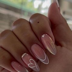 Red Ombre Nails, Romantic Nails, January Nails, Oval Nails, Uñas Acrilicas, Fire Nails, Creative Nails, Valentines Nails