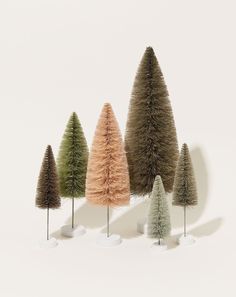 Cody Foster Bottle Brush Tree in Grey Neutral Bottle Brush Trees, Bottle Brush Trees Display, Cody Foster, Bottle Brush Christmas Trees, Tinsel Tree, Xmas 2024, Brush Trees, Bottle Display, Wreaths And Garlands