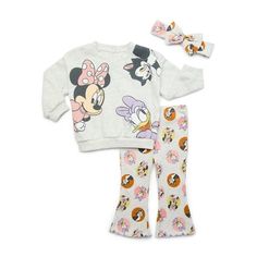 Embrace the magic of the Care Bears with this adorable Care Bears and Friends Long Sleeve Top, Headband and Leggings Set. Consider your mornings simplifiedthis super cute look is already styled for you and your little one. Crafted in a super-soft cotton blend, this 3-piece set is where comfort meets cuddly cuteness for your little one's everyday adventures! Size: 3-6 Months.  Color: Silver.  Gender: female.  Age Group: infant. Disney Outfits For Kids, Oakley Clothes, Top Gifts For Kids, The Care Bears, Disney Baby Clothes, Toddler Stuff, Flare Legging, Baby Minnie, Food Clothes