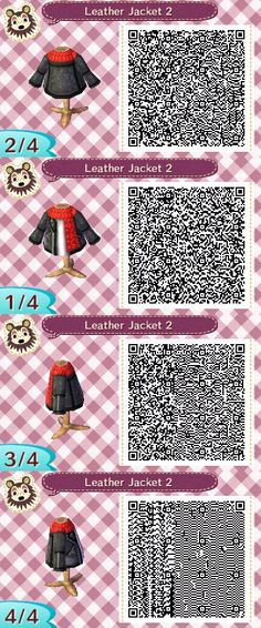 the qr code is shown for each item in the game, and it appears to be