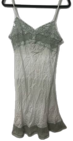 Fitted Lace Patchwork Summer Sleepwear, White Lace Patchwork Sleepwear For Summer, Green Sheer Summer Sleepwear, Sheer Green Sleepwear For Summer, Green Sheer Sleeveless Sleepwear, Sheer Sleeveless Green Sleepwear, Fitted Sleeveless Sleepwear With Lace Patchwork, Green Sleeveless Sleepwear With Lace Trim, Lace Slip Dress