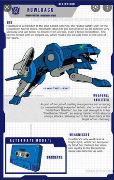 an info sheet describing the different types of aircrafts