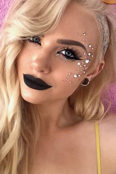 Coachella Make-up, Extreme Make-up, Look Da Festival, Carnaval Make-up, Coachella Makeup, Festival Makeup Rave, Festival Make Up, Festival Makeup Glitter, Party Make-up