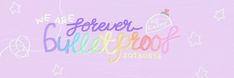 we are forever blueprinted lettering on a pastel pink background with stars and confetti