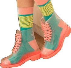 Kawaii Harajuku Fashion, Kawaii Harajuku, Harajuku Fashion, Cute Kawaii, Green Yellow, Rain Boots, Jelly, Pink Blue, Harajuku