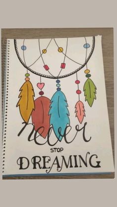 an adult coloring book with the words never stop dreaming