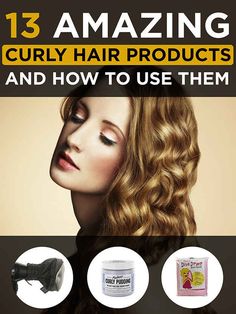 Use products specifically made for curly hair and learn how to use them properly. Perm Ideas, Hair Blow Dry, Products For Curly Hair, Blow Hair, Textured Curly Hair, Happy Hair