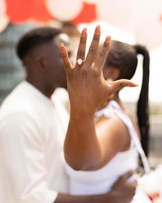 a man and woman making the vulcan sign with their hands as if they were in love