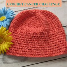 2020 Crochet Cancer Challenge - All October Long ~ Sweet Potato 3 Chemo Caps Pattern, Crochet Adult Hat, Girl Hats, Chemo Hats, Beanie Hat Pattern, Easy Crochet Hat, Crochet Hat For Women, Hat Patterns Free, Yarn Hats