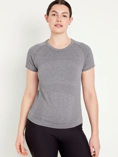 Seamless T-Shirt | Old Navy Wicks, Old Navy, Short Sleeves, Crew Neck, Navy, T Shirt, Quick Saves, Clothes