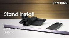 the samsung stand install kit is shown with its attachments and other accessories on it