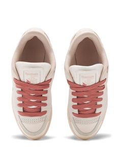 Find REEBOK Club C Bulc Suede Sneakers on Editorialist. blush pink/mint green suede branded heel counter embroidered logo to the side logo patch at the tongue front lace-up fastening round toe flat rubber sole Sports Lace-up Skate Shoes With Embroidered Logo, Pink Low-top Sneakers With Embroidered Logo, Sporty Lace-up Skate Shoes With Embroidered Logo, Pink Sneakers With Embroidered Logo And Round Toe, Pink Sneakers With Embroidered Logo, Sporty Cream Sneakers With Embroidered Logo, Pink Sneakers With Embroidered Logo For Streetwear, Leather Lace-up Skate Shoes With Embroidered Logo, Spring Lace-up Sneakers With Embroidered Logo