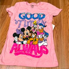 Disney Minnie Mouse Girls Pink T-Shirt Playful Cartoon Print T-shirt For Disney Trips, Disney Minnie Mouse Pink T-shirt, Pink Fun T-shirt For Disney Fan Events, Cute Pink Minnie Mouse T-shirt, Pink Cotton Minnie Mouse Tops, Disney Pink Minnie Mouse T-shirt, Pink Minnie Mouse T-shirt For Disney Fan Events, Fun Pink Minnie Mouse Top, Minnie Mouse Short Sleeve T-shirt For Disney Trips