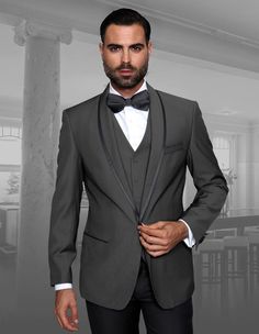 High quality looking suit has been finely constructed in a luxurious wool fabric. It is medium-light-weight, which is perfect for year round use. When you feel the softness of the High Twisted fabric, you will know that you are buying one of the best natural fabrics available. Our wool suits are soft, silky, drapes well and resists wrinkles for extra comfort. Jacket with 2 back vents, Pants are open inseam and lined to the knee. Why should you buy from us? FAST SAME DAY FREE SHIPPING (USA Orders