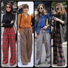 Edgy Office Outfit, Edgy Office Fashion, Casual Chic Outfit, Plaid Pants, Work Wardrobe