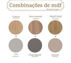 the different colors of wood in spanish