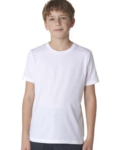 Next Level 3310 Youth Boys� Cotton Crew White Undershirt Outfits, Wholesale T Shirts, Boyfriend T Shirt, Camping Shirt, Knit Set, Wholesale Clothing, Boy Shorts, Next Level, Kids Shirts