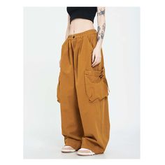 Unisex Retro Loose Wide-Leg Floor-Length Cargo Pants  Material: Cotton  Size: M, L, XL, 2XL Color: Brown Style: Cargo Pants Waist Type: Mid-High Waist  Season: Spring, Fall, Winter   Occasion: Leisure, Outdoor, Daily, Vacation, Fall Outfits Brown Full Length Cargo Pants, Baggy High-waist Harem Pants With Cargo Pockets, Brown Baggy Full-length Cargo Pants, Baggy Full Length Parachute Pants, Baggy Full-length Harem Pants With Pockets, Baggy Brown Long Pants, Baggy Full-length Cargo Pants, Baggy Full-length Pants With Side Pockets, Loose Fit Wide Leg Pants With Cargo Pockets