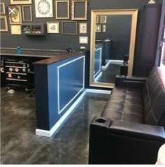 the salon is clean and ready for customers to use