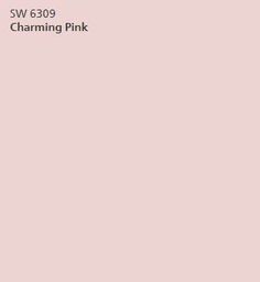 a pink wall with the words charming pink written in white on it and an image of