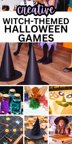 halloween crafts for kids to make with witch hats